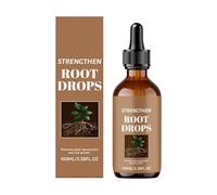 Powerful Root Drops, Plant Growth Supplement, 100ml Bottle Liquid with Nutrient, Healthy Root Booster, Liquid Fertilizer with Natural Extracts, Garden Support for Indoor Outdoor Plants