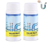 Powerful Sink & Drain Cleaner, Wild Sink and Drain Unblocker, Unclogging Cleaner, Pipe Dredge Agent, for Kitchen and Toilet Pipelines (2pcs)