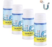 Powerful Sink & Drain Cleaner, Wild Sink and Drain Unblocker, Unclogging Cleaner, Pipe Dredge Agent, for Kitchen and Toilet Pipelines (4pcs)