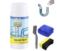 Powerful Sink & Drain Cleaner, Wild Sink & Drain Cleaner, Limpiador de Fregadero y Drenaje, Pipeline Dredging Agent, Limpiador Tuberias, Desatascador Fregadero Wild (1 Botella)
