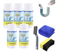 Powerful Sink & Drain Cleaner, Wild Sink & Drain Cleaner, Limpiador de Fregadero y Drenaje, Pipeline Dredging Agent, Limpiador Tuberias, Desatascador Fregadero Wild (5 Botella)