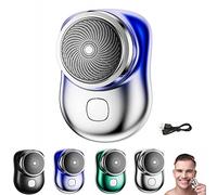 Powerful Storm Shaver for Men, Powerful Storm™ Shaver for Men, Rechargeable USB Electric Shaver, Mini Shaver Portable Electric Shaver (Blue)