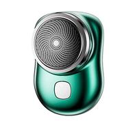 Powerful Storm Shaver, Powerful Storm Shaver for Men, Mini-Shave Portable Electric Shaver, Pocket Size Portable Shaver Wet and Dry Mens Razor USB Rechargeable, Easy One-Button Use for Home (Green)