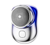 Powerful Storm Shaver, Powerful Storm Shaver for Men, Mini-Shave Portable Electric Shaver, Pocket Size Portable Shaver Wet and Dry Mens Razor USB Rechargeable, Easy One-Button Use for Home (Blue)