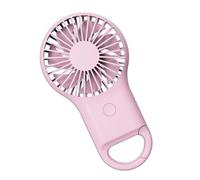 Powerful USB Desk Fan - Handheld Fan With Carabiner | 15 x 8 x 2,5 cm LED Pocket Face Fans, Portable Hand Fans, Versatile Powerful Small Desk Cooler For Indoor Outdoor Travel, Beach Summer Vacation