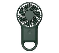 Powerful USB Desk Fan - Handheld Fan With Carabiner | 15 x 8 x 2,5 cm LED Pocket Face Fans, Portable Hand Fans, Versatile Powerful Small Desk Cooler For Indoor Outdoor Travel, Beach Summer Vacation