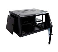 Powergreen Armario Rack Mural 19" 6U 600x600mm + Termostato + 2 Ventiladores + 1 Bandeja Fija