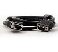 Powergreen CAB-90018-ST Cable VGA M/M (3+4C) Tc. Od 7.5 con Ferrita y Conectores Dorados - 1.8 metros