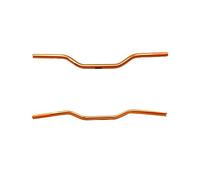 POWERHAMES - Barra de arrastre para manubrio de 1 pulgada 100% titanio con tracción de 3 pulgadas de ancho de 31 pulgadas para Harley Davidson Dyna FXD Road King (T6 naranja)