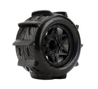 PowerHobby 1/10 Grooster 2.8 NEUMADOS DE NIEVE DE ARENA DE PADA BELTED 12 mm 14 mm 17 mm Fits: Traxxas Maxx Slash 4x4 Stampede Ruster Arrma Kraton/Ou