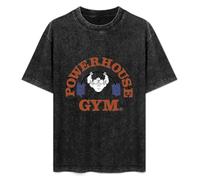 Powerhouse Gym Logo Men's T-Shirt Unisex White tee Clothing L