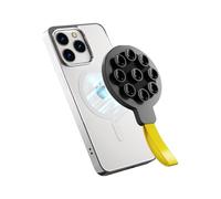 powerland Soporte De Silicona Ventosa para MóVil, Soporte para teléfono con Silicona MagnéTico en la Parte Posterior del teléfono, Soporte Mango sólido para Selfies y Videos tiktok