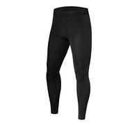 PowerLayer Hombre Mallas de Compresion Termicas para Running - Pantalon Deporte - Negro, S