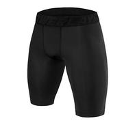 PowerLayer Hombre Pantalones Cortos Térmicos Da Compresión Baselayer - Negro, XXL