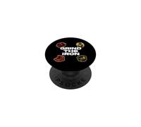 Powerlifting Gym Weightlifting Grind The Iron PopSockets PopGrip Adhesivo