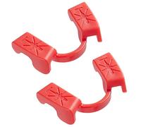 Powerlifting Protector bucal para deportes y fitness, entrenamiento de fuerza, adecuado para deportes sin contacto, mandíbula inferior (2 unidades rojas)
