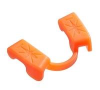 Powerlifting Protector bucal para deportes y fitness, entrenamiento de fuerza, adecuado para deportes sin contacto, mandíbula inferior (1 pieza naranja)
