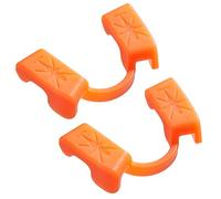 Powerlifting Protector bucal para deportes y fitness, entrenamiento de fuerza, adecuado para deportes sin contacto, mandíbula inferior (2 unidades naranja)