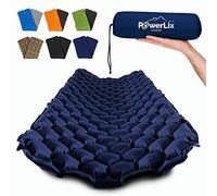 POWERLIX - Colchoneta Hinchable Ultraligera, Ideal para Camping, Mochila, Senderismo, Airpad, Bolsa Inflable, Bolsa de Transporte, Kit de reparación, colchón de Aire Compacto y Ligero