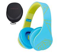PowerLocus Auriculares para niños, Auriculares Bluetooth para niños, con 85DB Volumen Limitado, Plegable, con Micrófono, Micro SD Slot, Cascos Inalámbricos y con Cable, con Estuche