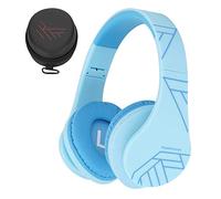 PowerLocus Auriculares para niños, Auriculares Bluetooth para niños, con 85DB Volumen Limitado, Plegable, con Micrófono, Micro SD Slot, Cascos Inalámbricos y con Cable, con Estuche