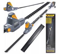 POWERMAT Cortasetos Eléctrico Telescópico 900W 45cm 235cm 120° Ajustable