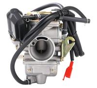 PowerMotor PD24J Carburador para 4 tiempos GY6 125cc 150cc ATV Go Karts Scooter Ciclomotores QMJ/QMI157 QMJ/QMI152 - Diámetro de admisión del colector 24 mm PD24J Carb
