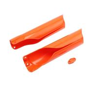 PowerMotor Protector de horquilla de motocicleta, cubierta protectora de amortiguador delantero para EXC 300 FC 250 450 SX SXF XC XCF XCW XCFW XWF (naranja)