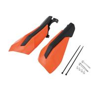 PowerMotor Protectores de mano universales para motocicleta de cross, para ATV Pit Bikes 50, 65, 85, 125, 150, 250, 300, 350, 450, 500, SX, SX-F, EXC-F, SIX DAYS XC, XCF, XC-W, TPI (naranja)