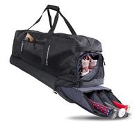 PowerNet Pro Bat Vault - Bolsa de Lona para sóftbol y béisbol con Compartimento Acolchado extraíble Que se Adapta a Bates de 34 Pulgadas, Bolsa de Equipo de béisbol con Gancho para Valla