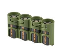 PowerPax - Pack de cargador para CR123 4 unidades verde