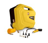 PowerPlus 10428 10428-Compresor portátil, 1100 W, Funciona a 230 V, presión de 8 Bares