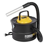 Power Plus powx3000 Aspirador de Cenizas, colector de Polvo, Apto para Horno, Chimenea 1000W 15 litros, Negro, 0