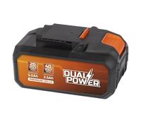 Powerplus POWDP9037 Batería 2x20V 5.0/2.5Ah