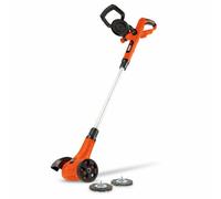 Powerplus Dual Power POWDPG8060-20V - Extractor de malas hierbas con batería y cargador sin batería y cepillo de acero y nailon