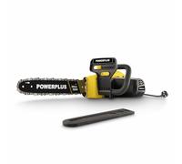 Powerplus Motosierra Eléctrica POWEG10020 - Sierra Eléctrica de 2000W para Madera con Hoja de 350 mm - Lubricación Automática de la Cadena