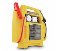 Powerplus Powerstation POWX411 4 en 1 - Kit de Asistencia de Arranque para Coche, diésel, Motocicleta, 1600 CC, 7000 mAh, compresor de 17 Bares, luz de 3,6 W