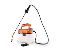 Powerplus - Pulverizador de batería Dual POWDPG80400-20 V, Lanza telescópica, presión de 5 Bares, caudal 500 ml/min, Capacidad 4 l