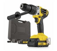 Powerplus Taladro atornillador de impacto POWX00530 - sin escobillas 20 V 120 Nm - Incluye 2 pilas 20 V 2,0 Ah y cargador
