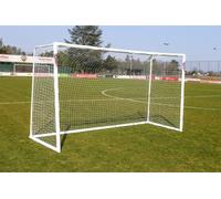 POWERSHOT® Portería de fútbol de uPVC 5 x 2m - Fabricada EN Alemania - ¡2 años de garantía en la Estructura y se Puede Instalar Todo el año!