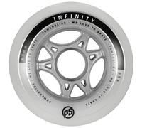 Powerslide Rollen Infinity II 4-Pack Juego de Ruedas en línea, Unisex, Blanco, 84