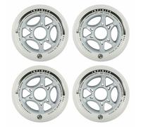 Powerslide Rollen Infinity II 4-Pack Juego de Ruedas en línea, Unisex, Blanco, 90 mm