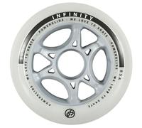 Powerslide 905222 Infinity II - Ruedas para Patines (90 mm, 4 Unidades), Color Blanco