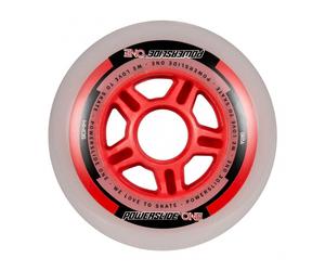 Powerslide One Complete 80 mm 82A + ABEC 5 + 8 mm Spacer 8-Pack Ruedas con rodamientos
