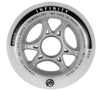 Powerslide Rollen Infinity II 4-Pack Juego de Ruedas en línea, Unisex, Blanco, 90 mm