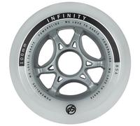 Powerslide Rollen Infinity II 4-Pack Ruedas, Unisex, Blanco, 100mm