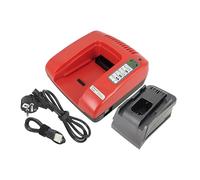 PowerSmart® 20-36V Cargador para Hilti SID de 22 a, SIW de 22 a, SIW 22t de a, TE de 2 A22, TE de 30 A36, TE a Li, de 4 A22, TE 6 TE 6 de A36, TE 6-A36-AVR, TE de 7 a, WSC 7.25 de a, WSC 7.25 de A36, WSC 70 de A36, WSR de 22 a, WSR de 36 a (rojo)