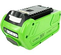 PowerSmart® Batería de ion de litio para Greenworks 40V220, G40B2, G40B25, G40B4, G40B6, G-MAX 4 Ah de ion de litio, 5000 mAh, 36 V, YTB407