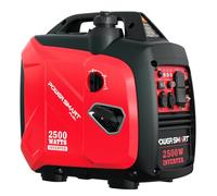 PowerSmart Generador portátil de 2500 W alimentado por gas, generador inversor súper silencioso para acampar al aire libre, RV, cumple con CARB