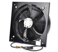 Powerstar Electricals INDUSTRIAL Ventilación Extractor Metal AXIAL ESCAPE COMMERCIAL AIRE VENTILADOR - Negro, 500 mm